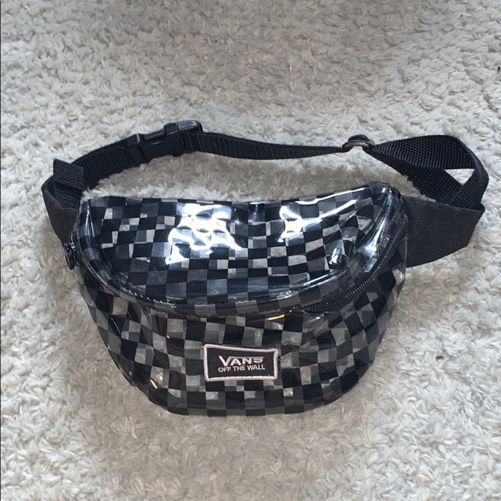 Clear checkered vans Fannypack